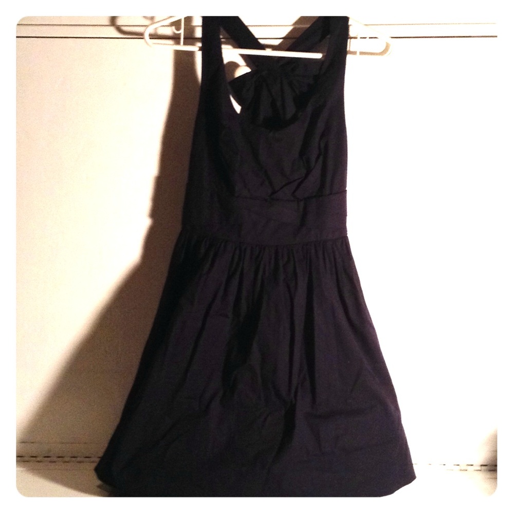 Crystal Doll Navy Blue Sleeveless Dress W/Bow sz 3